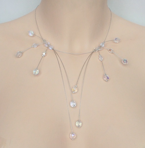 Collier mariage cristal