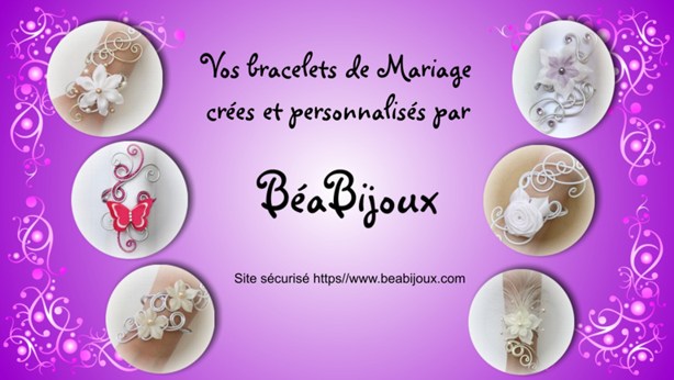 Vidéo Bracelets mariage personnalisés