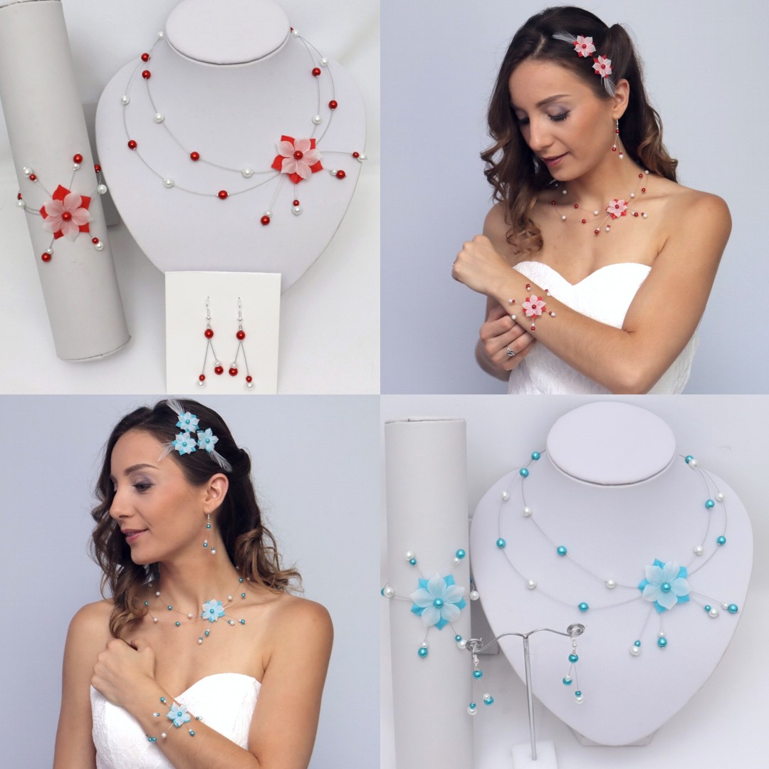 Bijoux de mariage dans vos couleurs